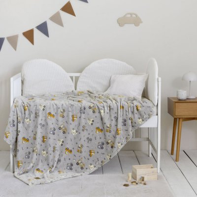 Κουβέρτα Fleece Κούνιας Dino Town Nima Kids