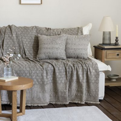 Ριχτάρι Τριθέσιου (180x300) Mansi Taupe Nima Home