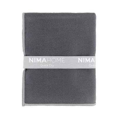 Πετσέτα Γυμναστηρίου Riva Dark Gray Nima Home