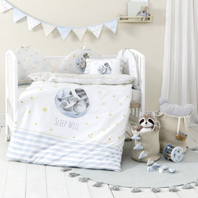 Κουβερλί Κούνιας Sleepy Racoon Nima Kids