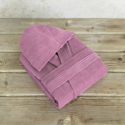 Μπουρνούζι Με Κουκούλα Zen Dark Rose Nima Home