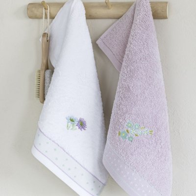 Σετ Πετσέτες Βρεφικές (2τμχ) Lavender Nima Kids