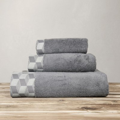 Πετσέτα Χεριών Luxe Dark Gray Nima Home