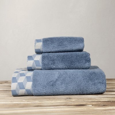 Πετσέτα Σώματος Luxe Denim Blue Nima Home