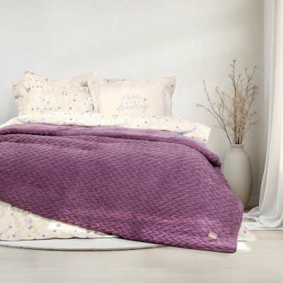 Κουβερτοπάπλωμα Υπέρδιπλο Muffle Mauve Nima Home