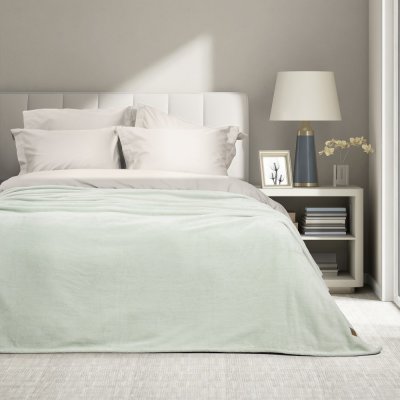 Κουβέρτα Fleece Μονή Alpa Mint Nima Home