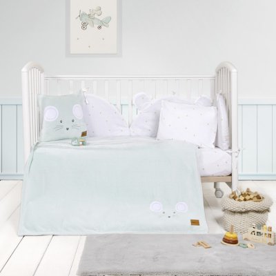Κουβέρτα Fleece Κούνιας Mouse Nima Kids