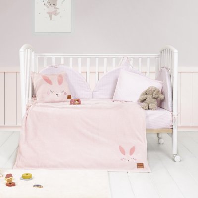 Κουβέρτα Fleece Κούνιας Bunny Nima Kids