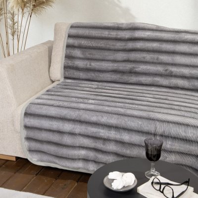 Αντιολισθητικό Ριχτάρι Διθέσιου (180x250) Lunetta Light Gray Nima Home