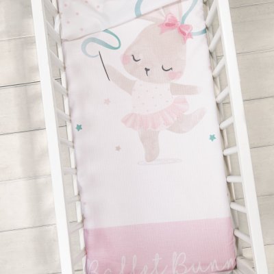 Σετ Σεντόνια Λίκνου Ballet Bunny Nima Kids