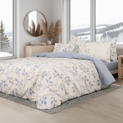 Σετ Φανελένια Σεντόνια Υπέρδιπλα High Up Nima Home