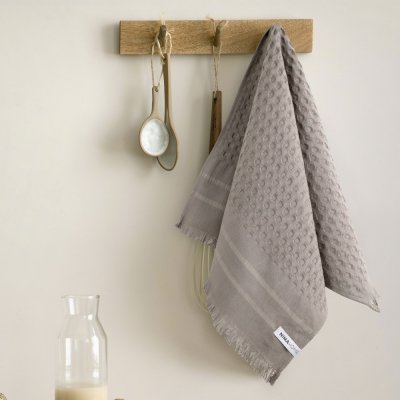Πετσέτα Κουζίνας Honeycomb Gray Nima Home