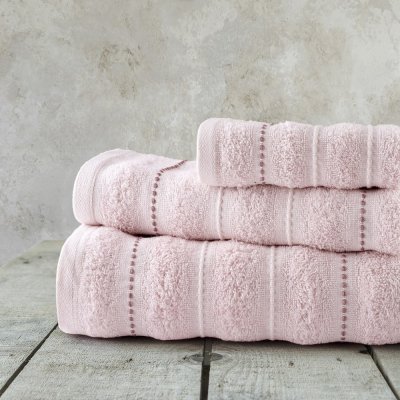 Σετ Πετσέτες Μπάνιου (3τμχ) Aura Pink Nima Home