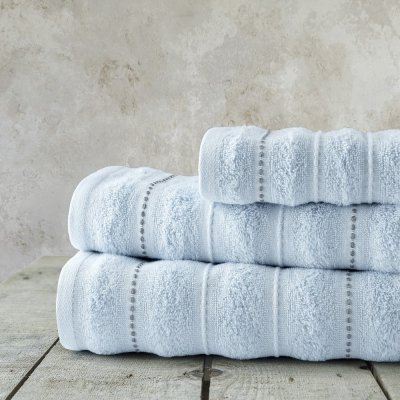 Σετ Πετσέτες Μπάνιου (3τμχ) Aura Light Blue Nima Home