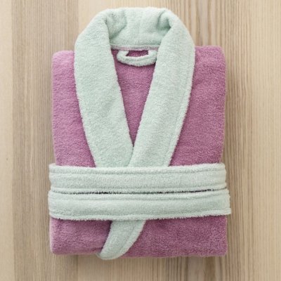 Μπουρνούζι Ease Mauve Pink / Mint Nima Home