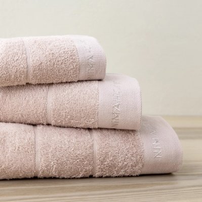 Σετ Πετσέτες Μπάνιου (3τμχ) Essence Pink Nima Home