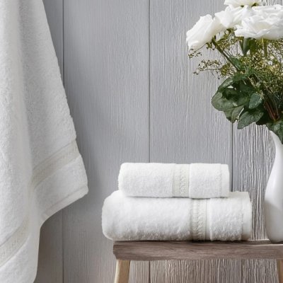 Σετ Πετσέτες Μπάνιου (3τμχ) Aveline White Nima Home