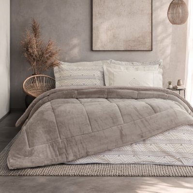 Κουβερτοπάπλωμα Μονό Cira Cigar Beige Nima Home