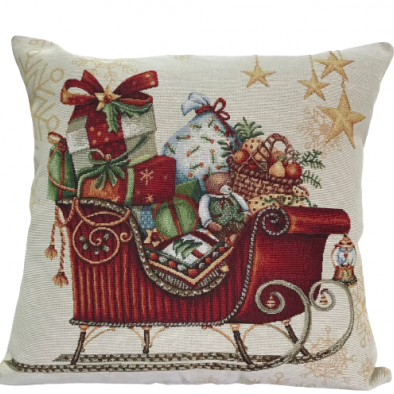 Χριστουγεννιάτικη Διακοσμητική Μαξιλαροθήκη 8925 Dimeco