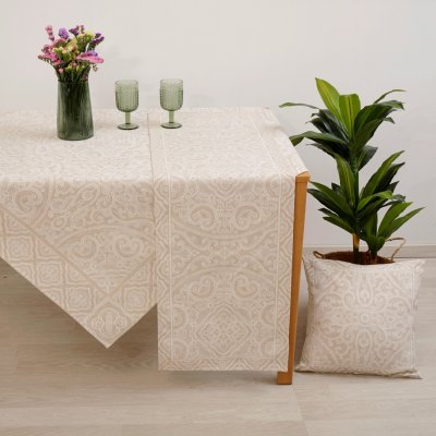 Σετ Σεμέν + Πετσετάκια (3τμχ) Capri Beige Dimeco