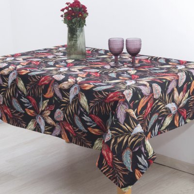 Τραπεζομάντηλο Ροτόντα (O180) Verona Black Dimeco