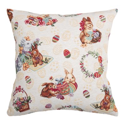 Πασχαλινή Διακοσμητική Μαξιλαροθήκη (45x45) Easter Basket Dimeco