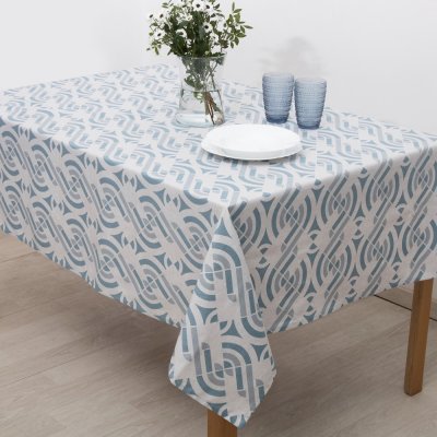 Τραπεζομάντηλο Ροτόντα (O220) Nora Blue Dimeco