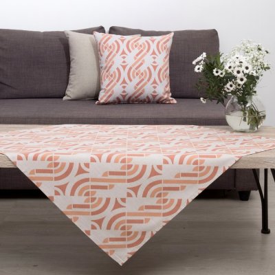 Καρέ (85x85) Nora Terracotta Dimeco