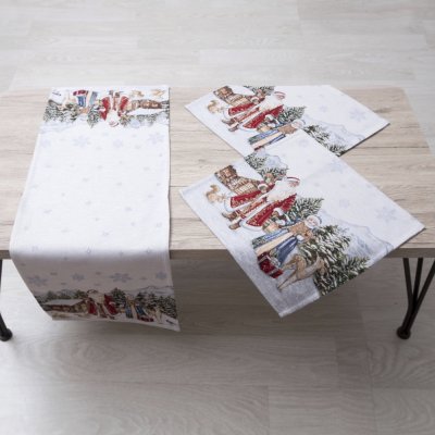Σετ Χριστουγεννιάτικα Σεμέν + Πετσετάκια (3τμχ) 8954 Dimeco