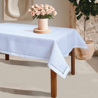 Σετ Τραπεζομάντηλο (165x360) + Πετσέτες 4002 White Dimeco