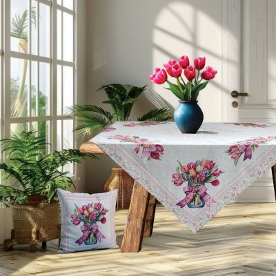 Τραπεζομάντηλο (140x140) Alice Dimeco