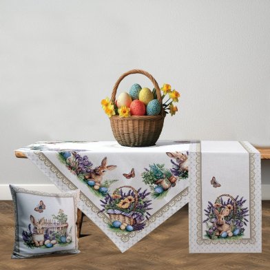 Σετ Πασχαλινό Σεμέν + Πετσετάκια (3τμχ) Easter Charm Dimeco