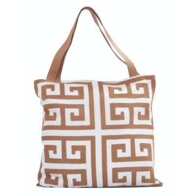 Τσάντα Θαλάσσης ZY-1255 Beige Dimeco