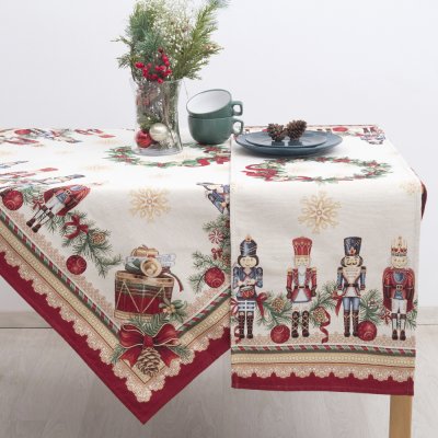 Χριστουγεννιάτικη Τραβέρσα (45x180) 8945 Red Dimeco