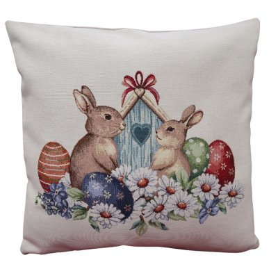 Πασχαλινή Διακοσμητική Μαξιλαροθήκη (45x45) Easter Twix Dimeco