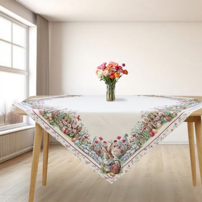 Πασχαλινό Τραπεζομάντηλο (140x140) Easter Flop Dimeco