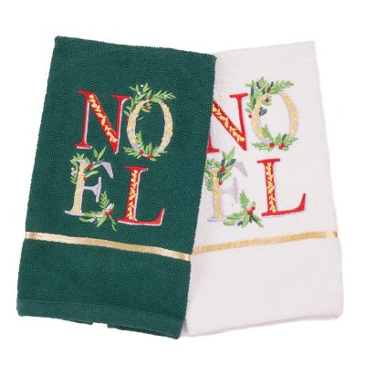 Σετ Χριστουγεννιάτικα Ποτηρόπανα (2τμχ) 0814 Das Home