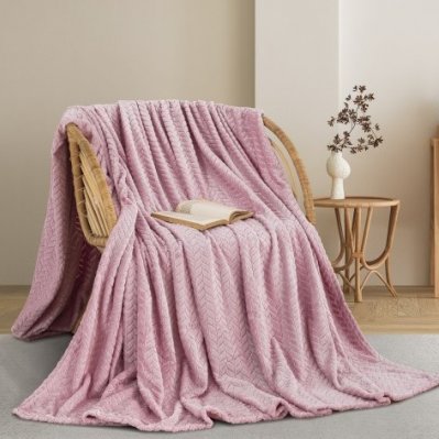 Κουβέρτα Fleece Υπέρδιπλη 550 Pink Adam Home