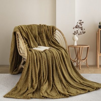 Κουβέρτα Fleece Υπέρδιπλη 550 Gold Adam Home