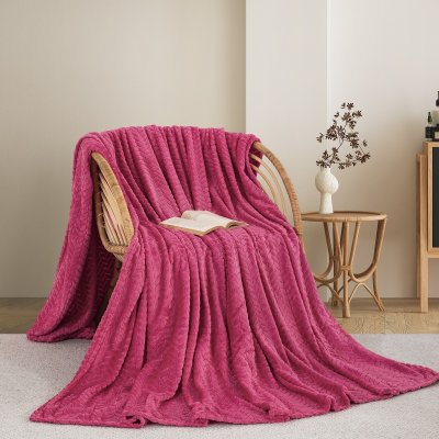 Κουβέρτα Fleece Ημίδιπλη 550 Fuchsia Adam Home