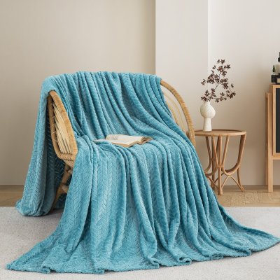 Κουβέρτα Fleece Ημίδιπλη 550 Aqua Adam Home