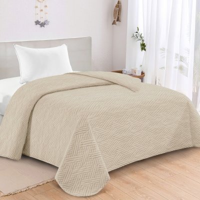 Κουβερλί Υπέρδιπλο Gloria Cream Adam Home