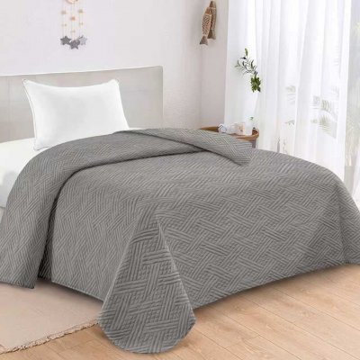 Κουβερλί Υπέρδιπλο Gloria Grey Adam Home