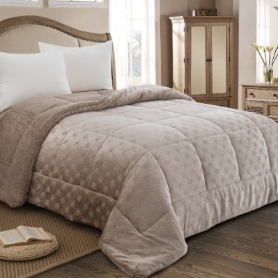 Κουβερτοπάπλωμα Μονό 825 Taupe Adam Home