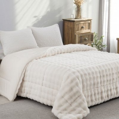 Κουβερτοπάπλωμα Μονό 910 White Adam Home