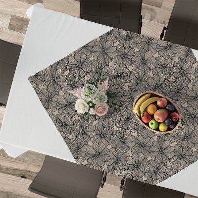 Καρέ (90x90) Diva 850 BLack Lino Home