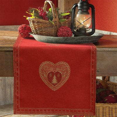 Χριστουγεννιάτικη Τραβέρσα Taess Lino Home