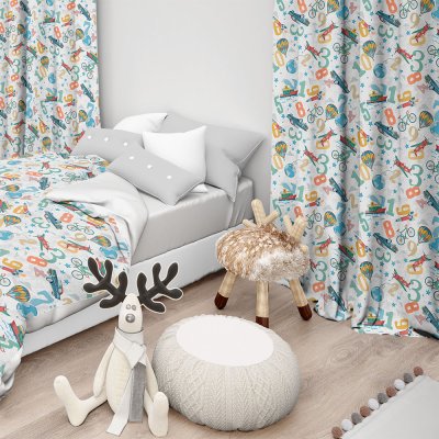 Κουρτίνα (150x275) Με Τρέσα Voyagernumber 901 White Lino Home