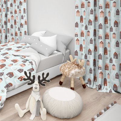 Κουρτίνα (150x275) Με Τρέσα Aspen 701 Ciel Lino Home