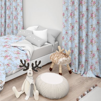 Κουρτίνα (150x275) Με Τρέσα Rakel 601 Ciel Lino Home